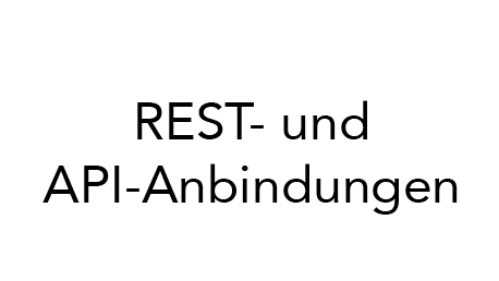 Schnittstellen REST- und API-Anbindungen
