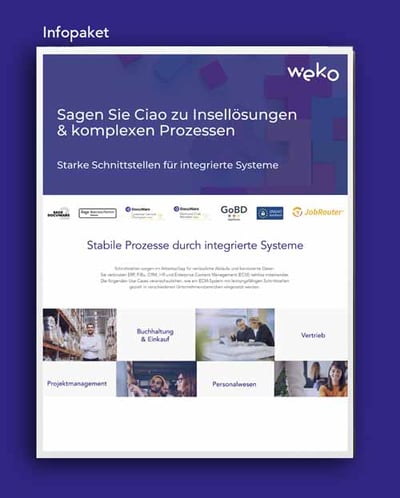 Kostenloses Infopaket über Schnittstellen - jetzt herunterladen! Kostenloses Infopaket über Schnittstellen - jetzt herunterladen!